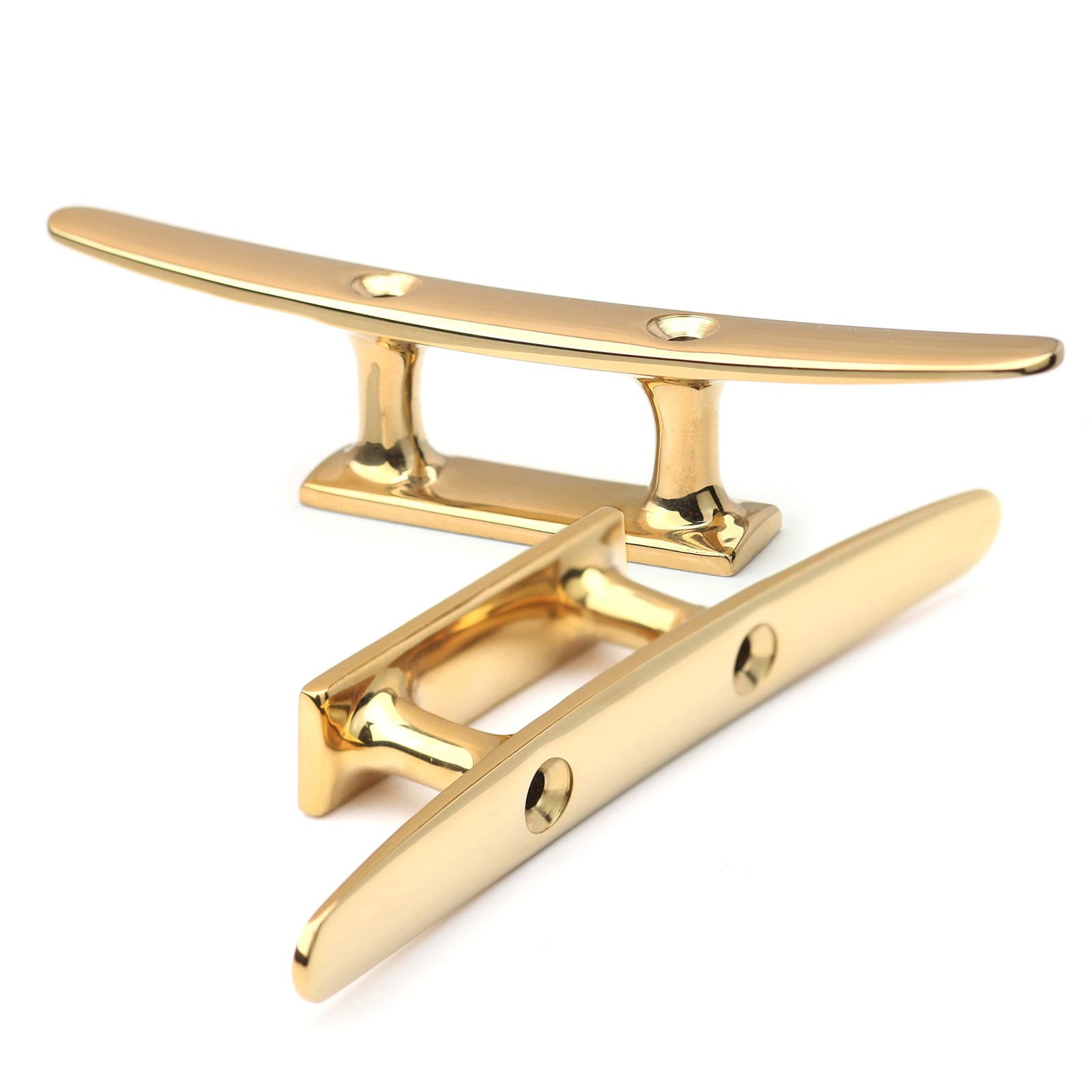 Brass Color Boat Cleats 6 inch Brass Boat Cleat,Boat Dock Cleat,Copper Plated...