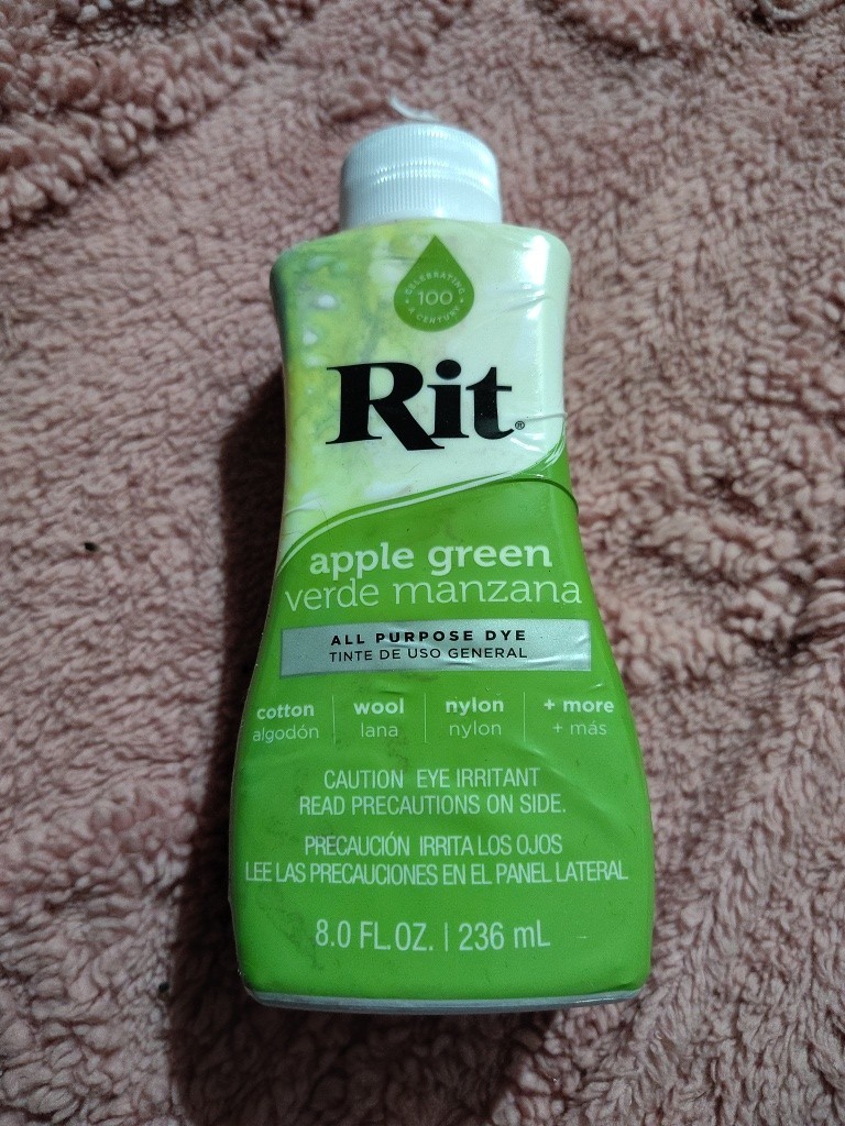 Rit Dye Liquid 8oz Apple Green, All Purpose NEW & SEALED