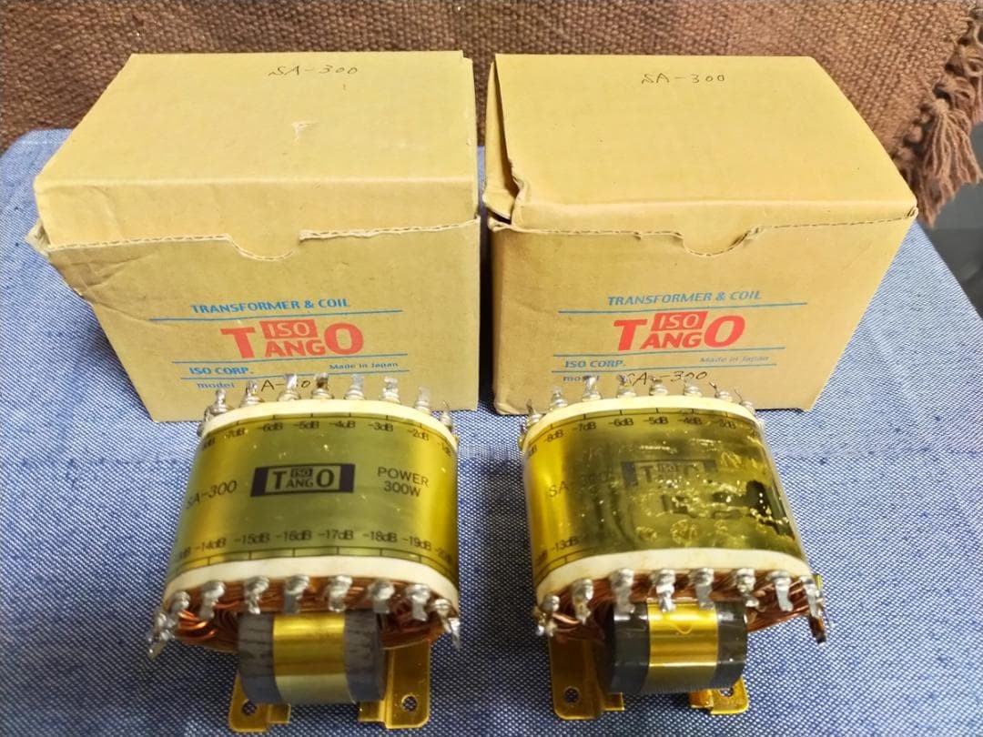 TANGO SA-300 Transformer Attenuator Pair Used JBL Driver Level Control