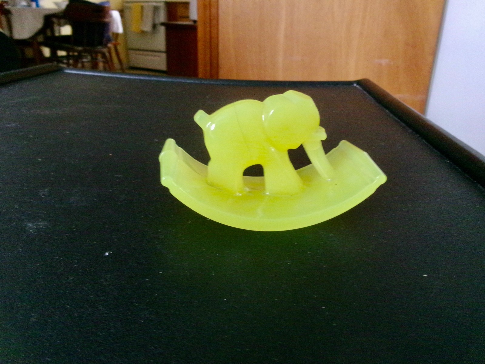 Vintage 1920s Houze  Rocking Elephant Ink Blotter Vaseline 3.5"