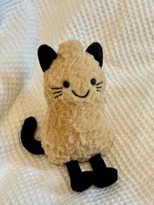 Peanut Cute Cat Outfit Jelly Soft Plush Toys Halloween Gifts NWT & Dust Bag