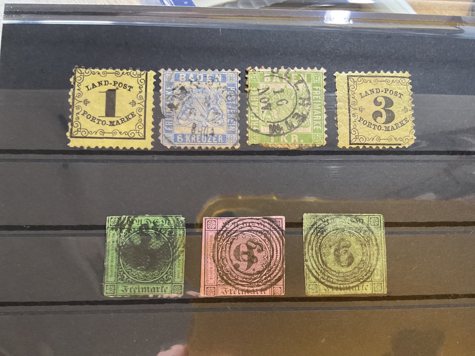 Baden early mounted mint or used stamps   B3581