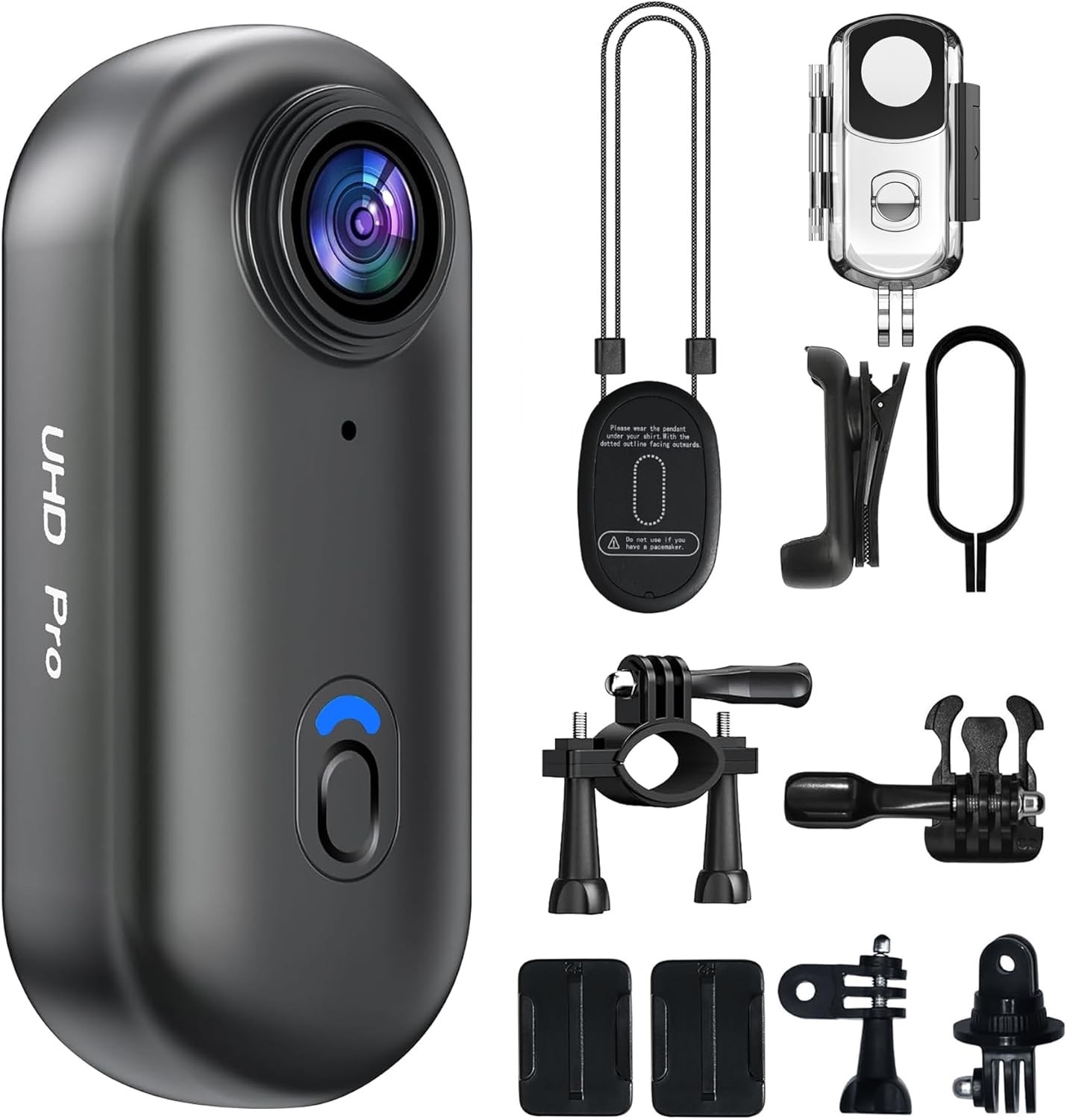 4K Mini Body Camera, Sports POV Cameras, Portable Body Cam, Thumb Action Camera,