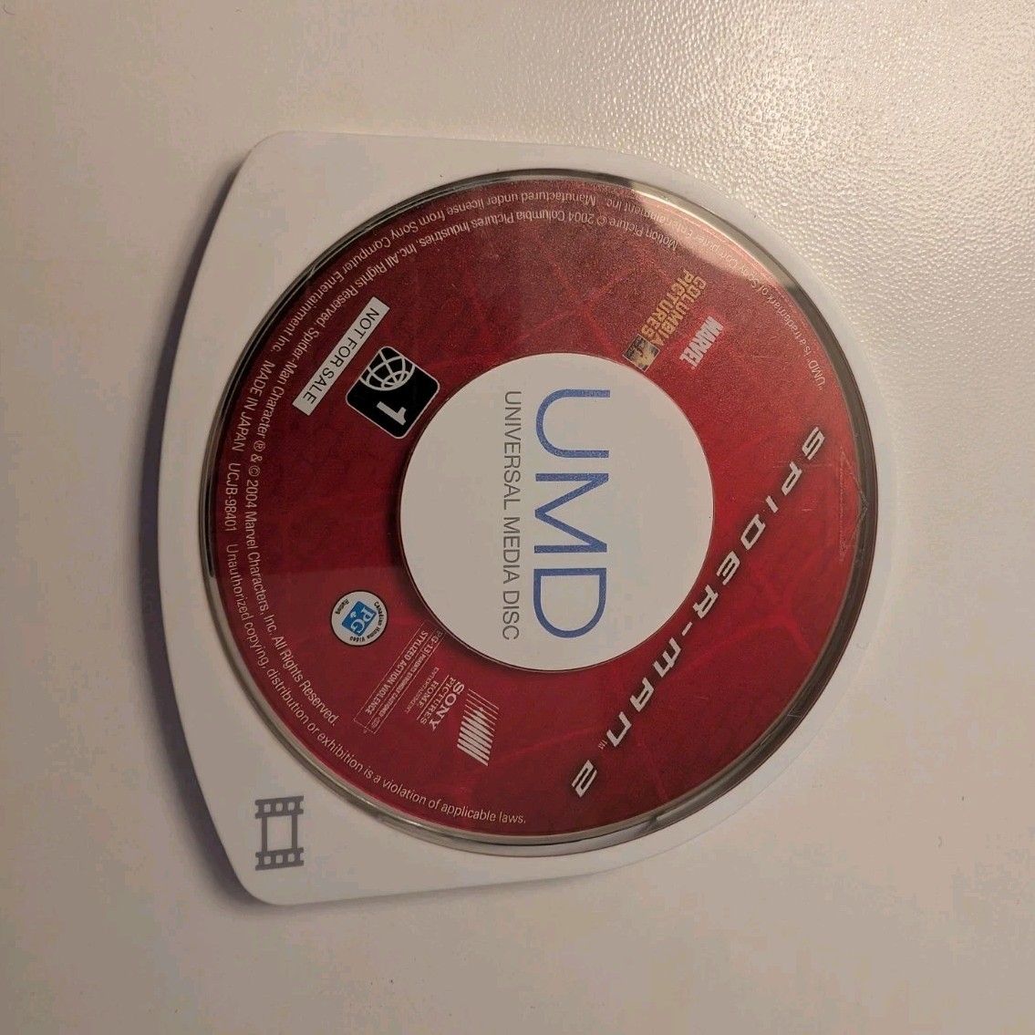 Spider-Man 2 UMD Movie for PSP Action/Adventure Superhero PG-13 Region 1 2004