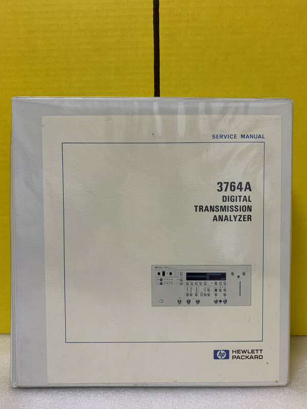 HP 3764A Digital Transmission Analyzer Quick Reference Guide