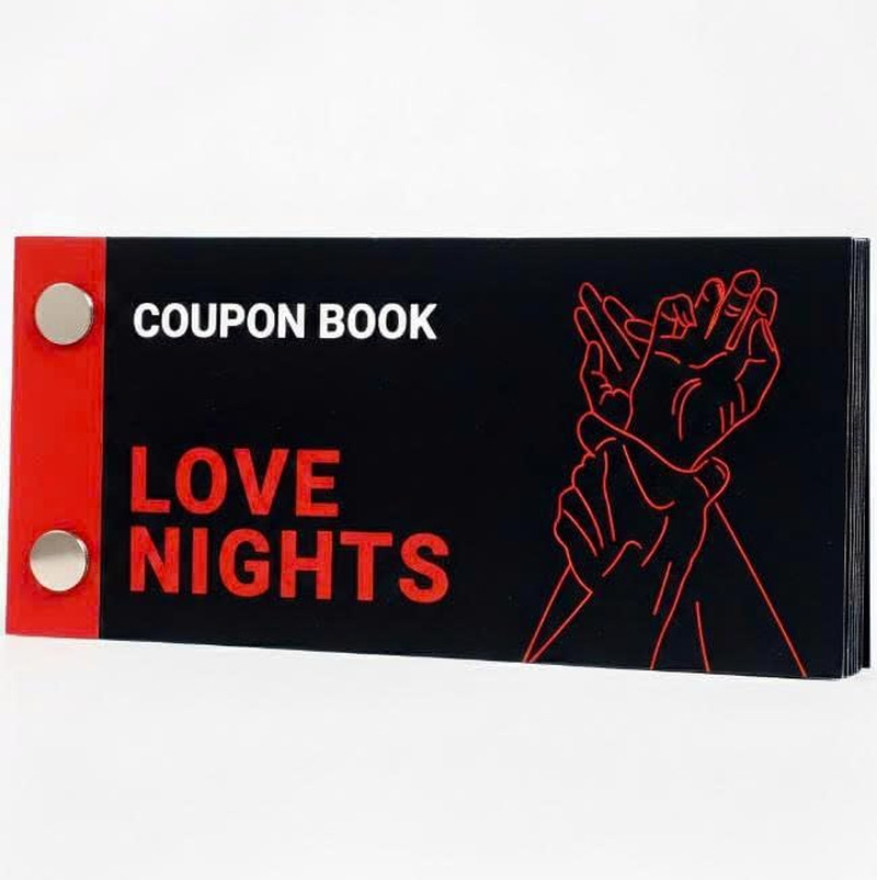 Love Nights Coupon Book for Couples – Sexy Coupon Book for Her, Adult Love Coupo