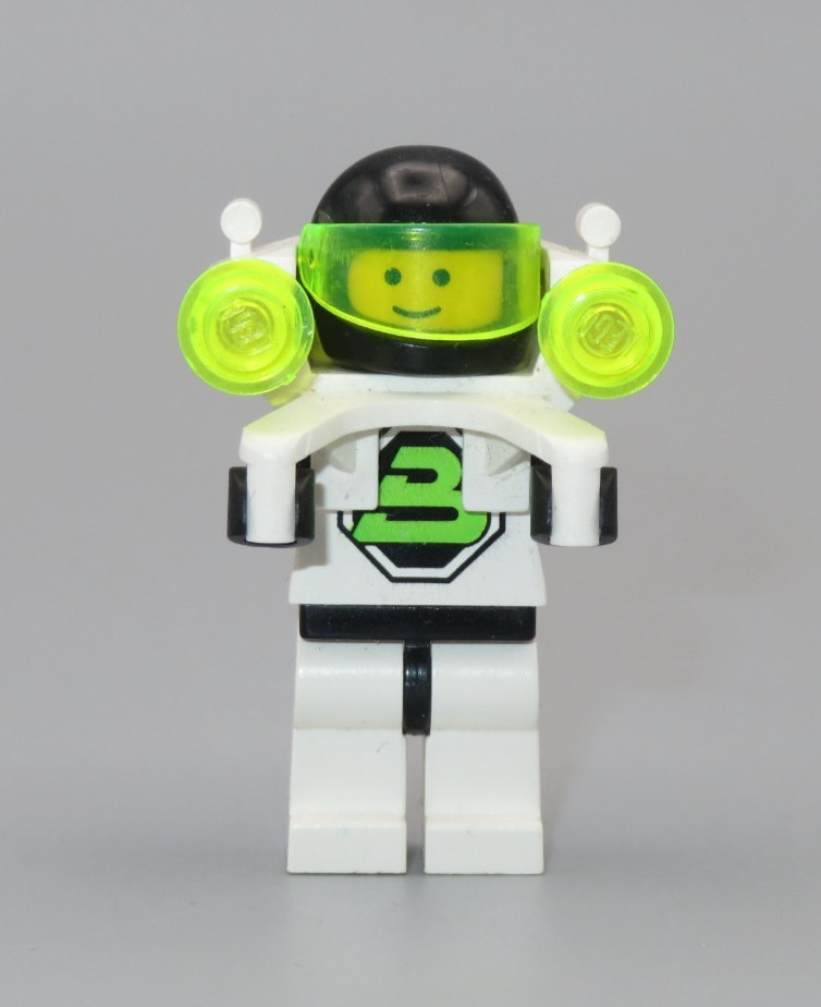 LEGO Space Blacktron astronaut jetpack minifigure 6878 6812