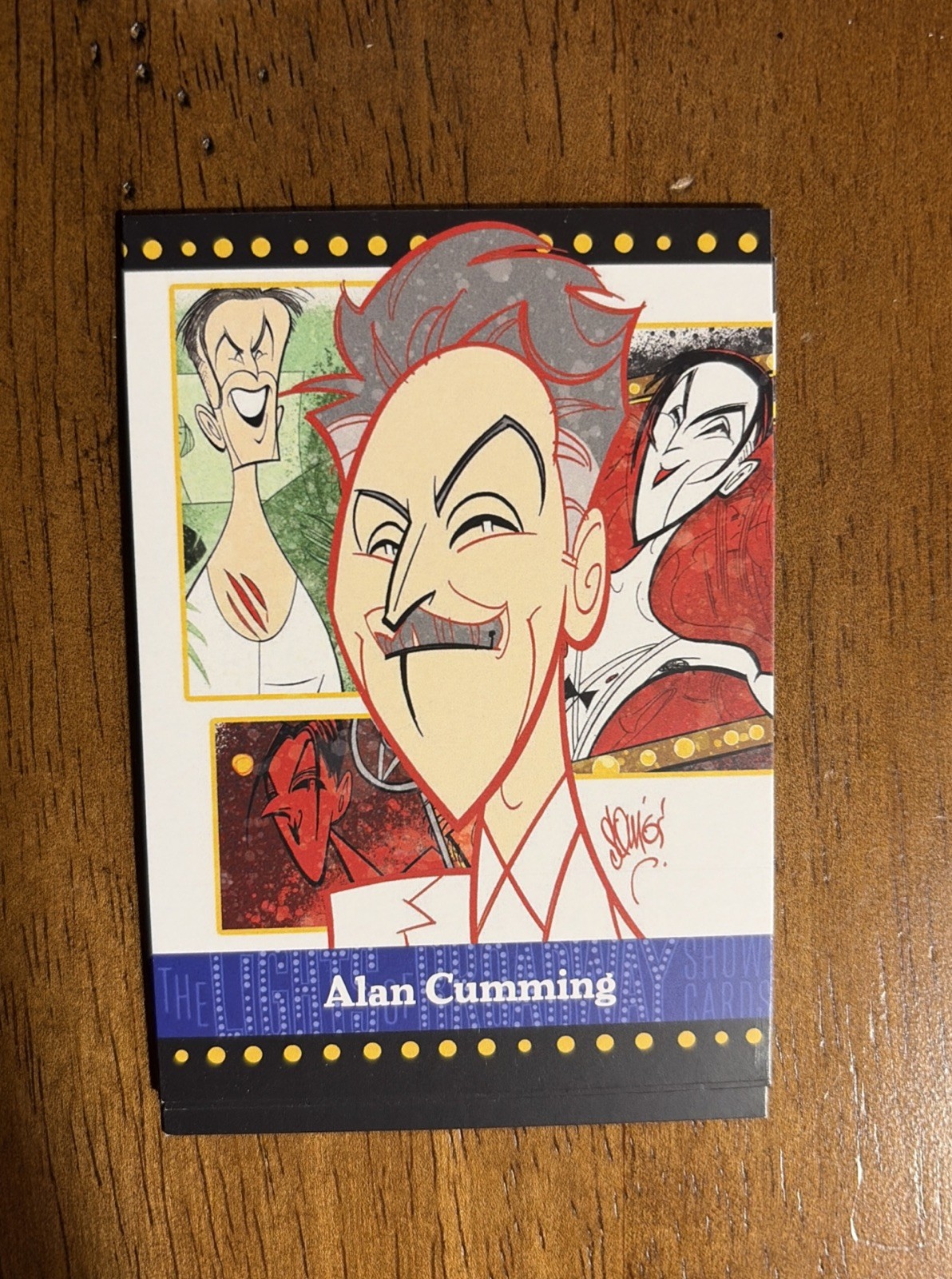 Lights of Broadway Card Alan Cumming 2025 Edition