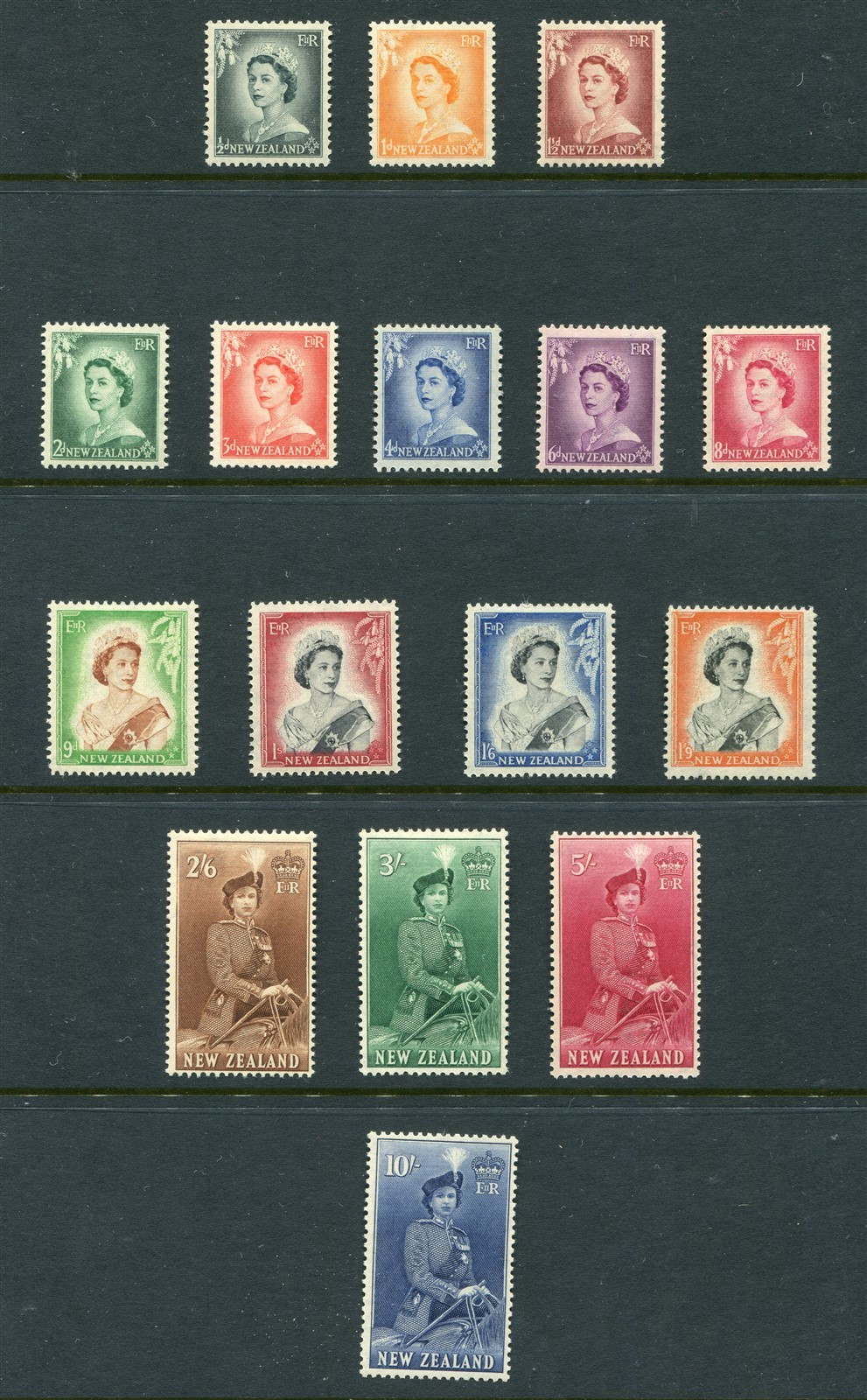 New Zealand #288-301 Elizabeth II Complete Set [Mint Lightly Hinged]