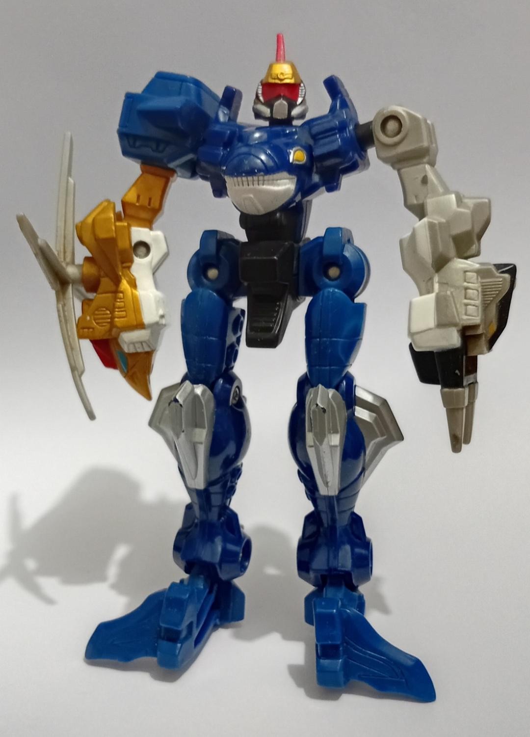 Unreleased Power Rangers Retrofire RPM Mach Megazord 5" action figure prototype