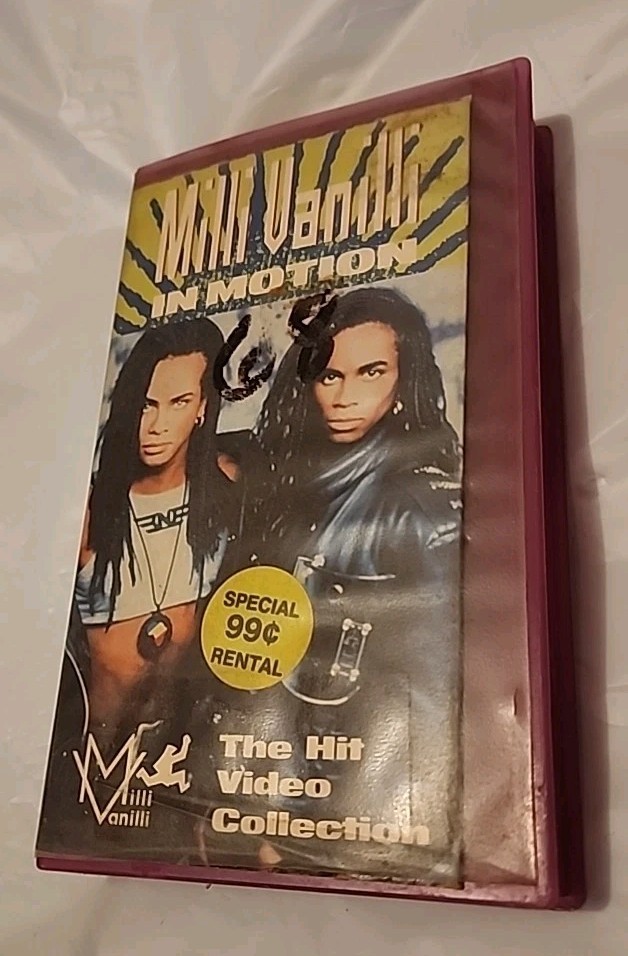 Milli Vanilli in Motion [VHS, 1989] The Hit Video Collection 