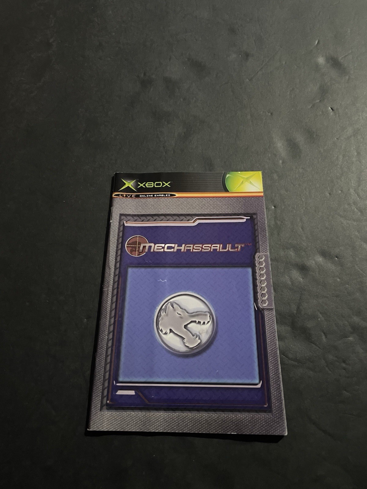 Mechassault Xbox Manual Only