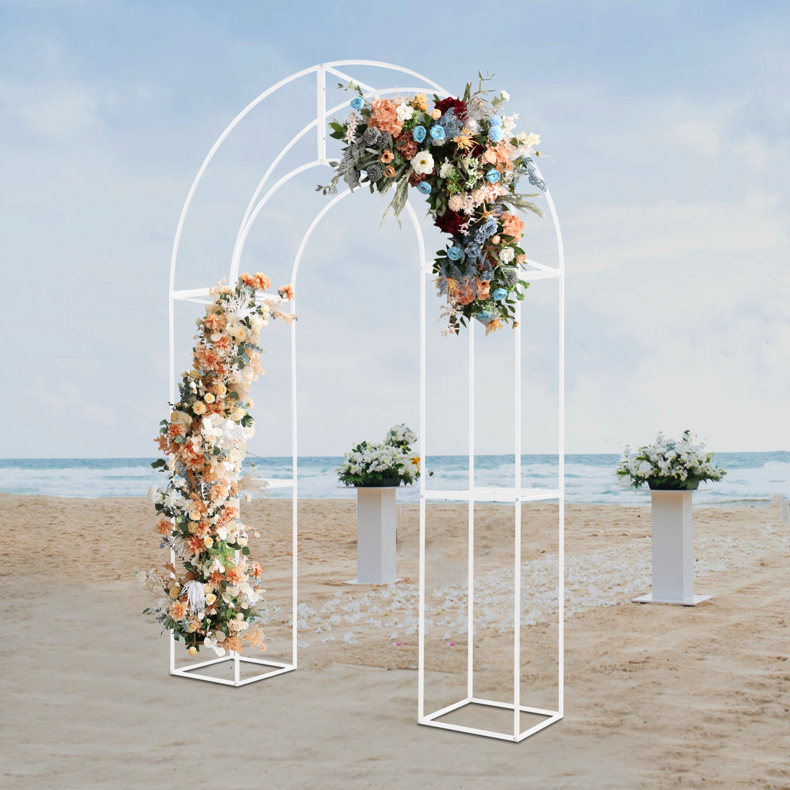 Wedding Arch Flowers Frame, Backdrop Stand, Wedding Party Arch Backdrop Stand