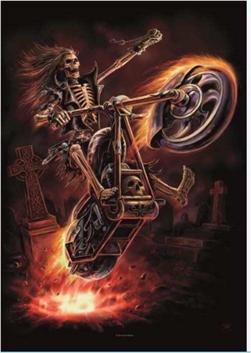 Anne Stokes Poster Flag Hellrider