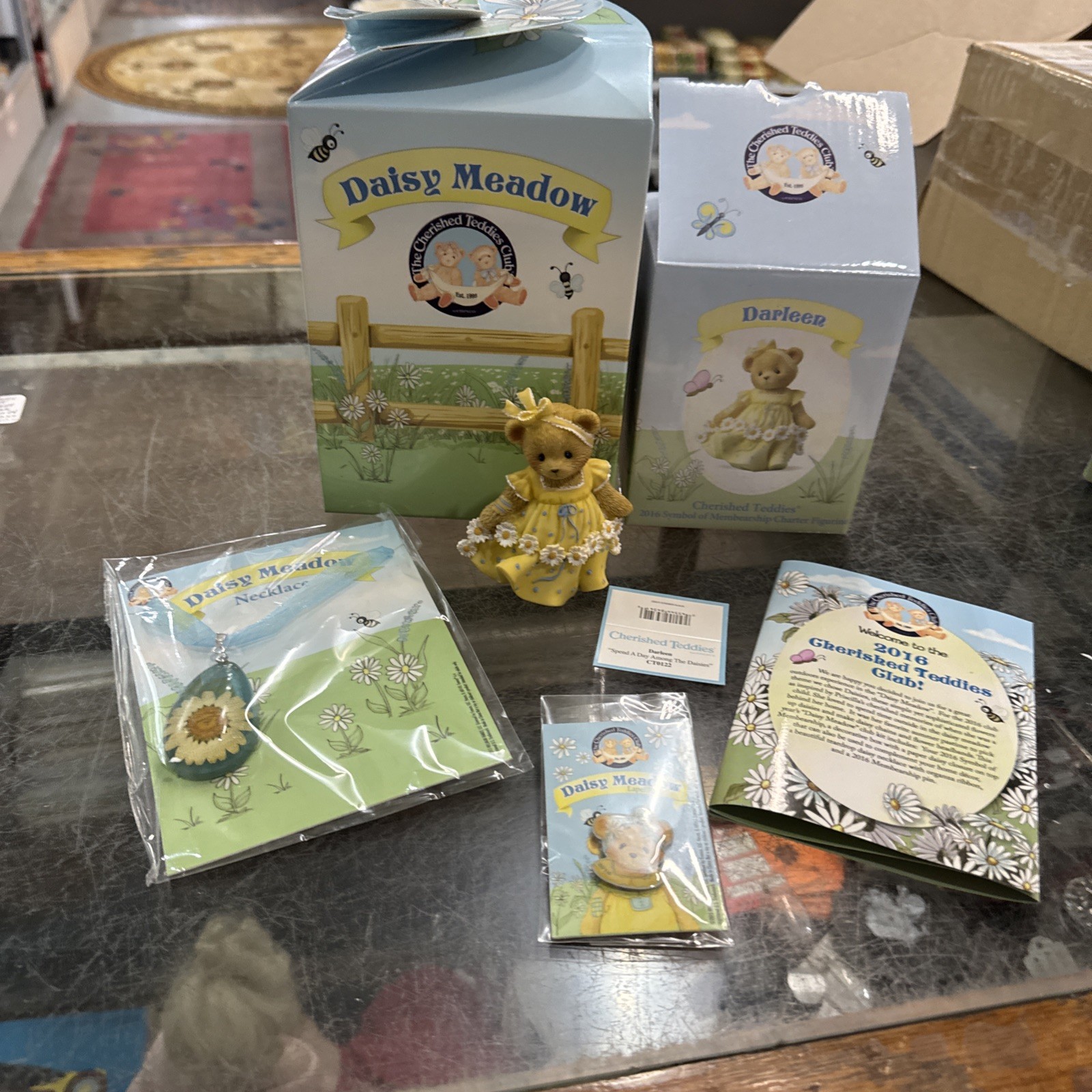 Cherished Teddies Club 2016 Darlene CT0122 Daisy Meadow NIB “Spend A Day Among”✨