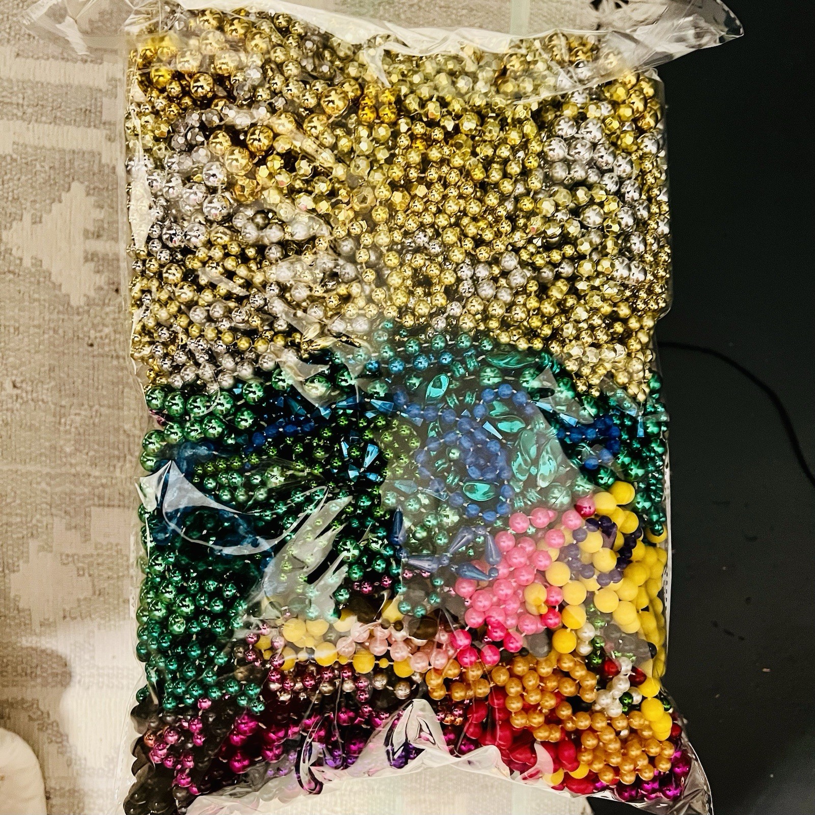 8lbs Mardi Gras Beads
