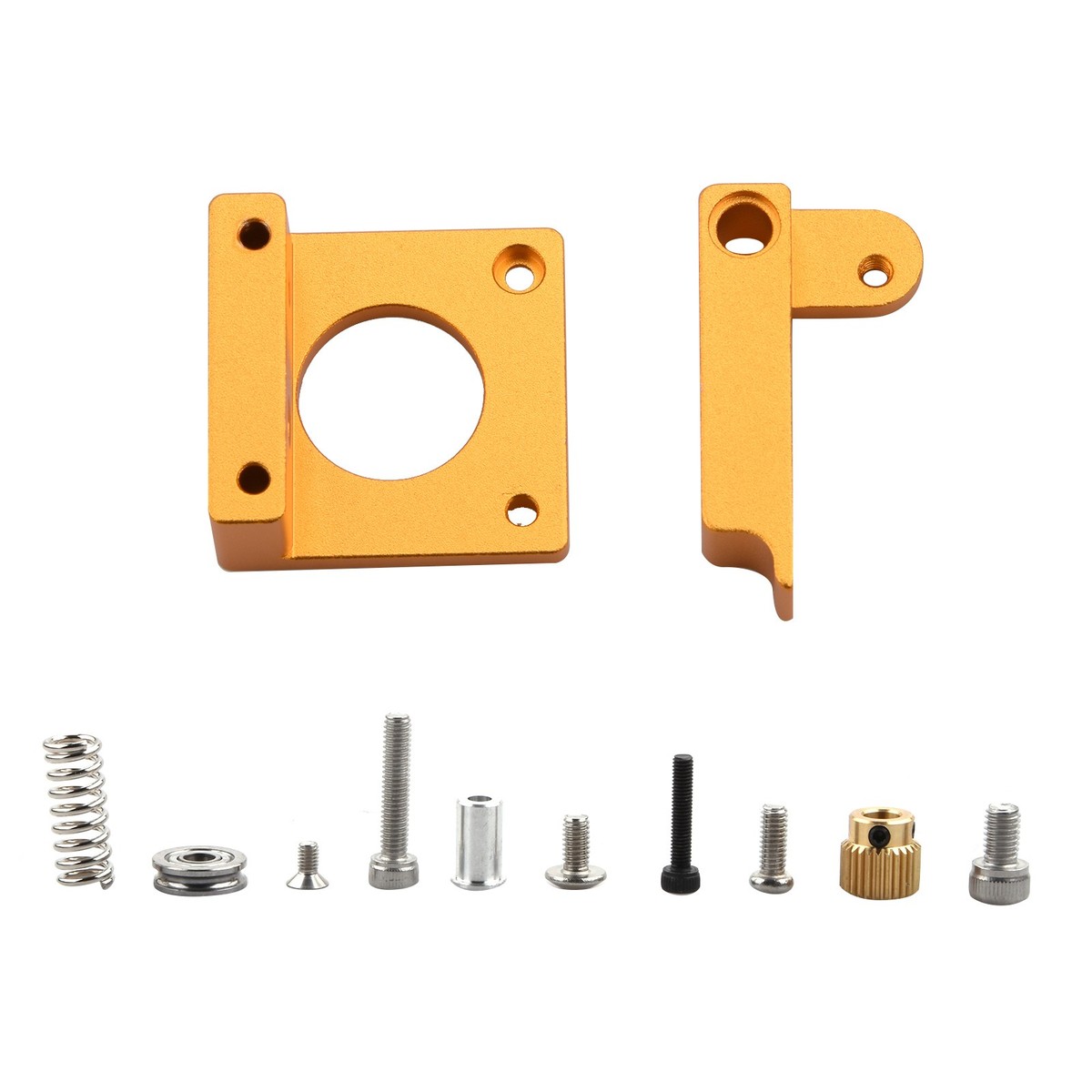 New MK8 Extruder Aluminum Block Right Left Hand For 1.75mm Filament 3D Printer r