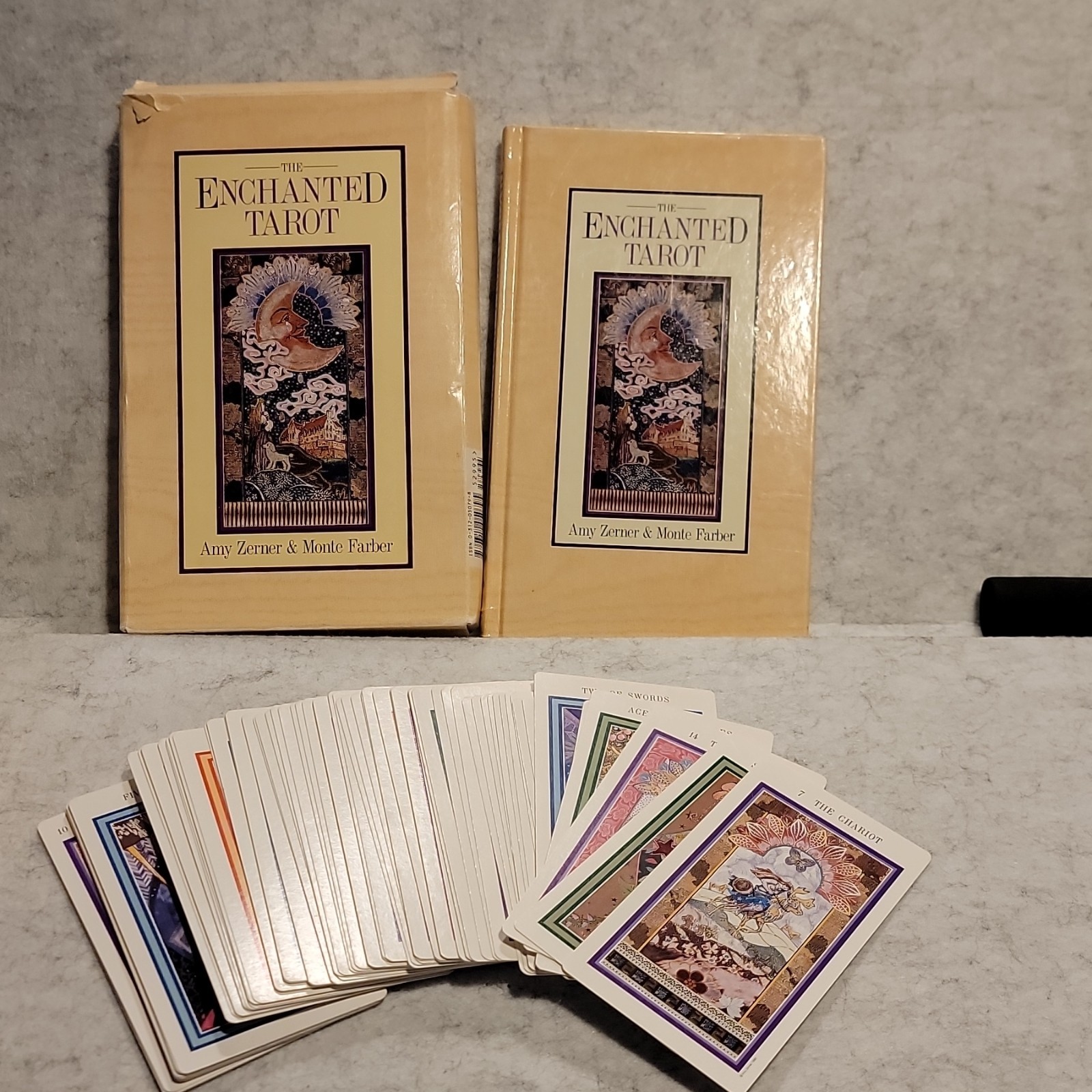 1st US Ed.The Enchanted Tarot Card Deck & Book Set by Amy Zerner & Monte Farber