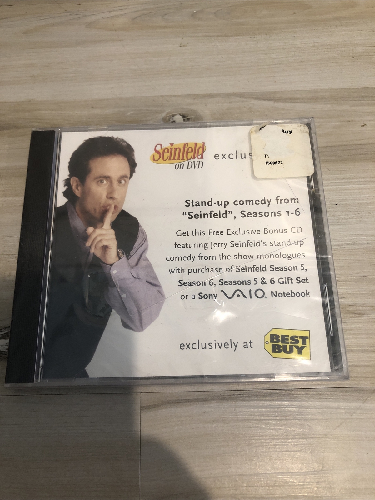 Seinfield on DVD Exclusive CD Best Buy Promo Stand-Up Seasons 1-6 NEW