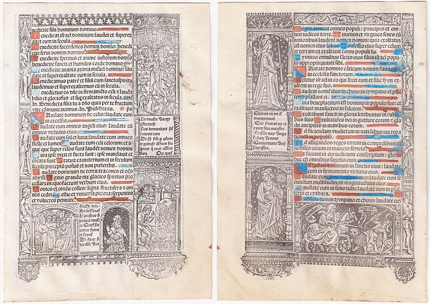Book Of Hours Incunable Livre D'Heures Paris Simon Vostre 1501 / 24