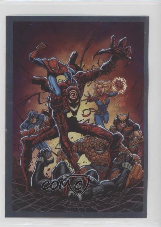 2021 Marvel Versus Stickers Foil Venom Carnage Spider-Man Wolverine Captain 0i7t