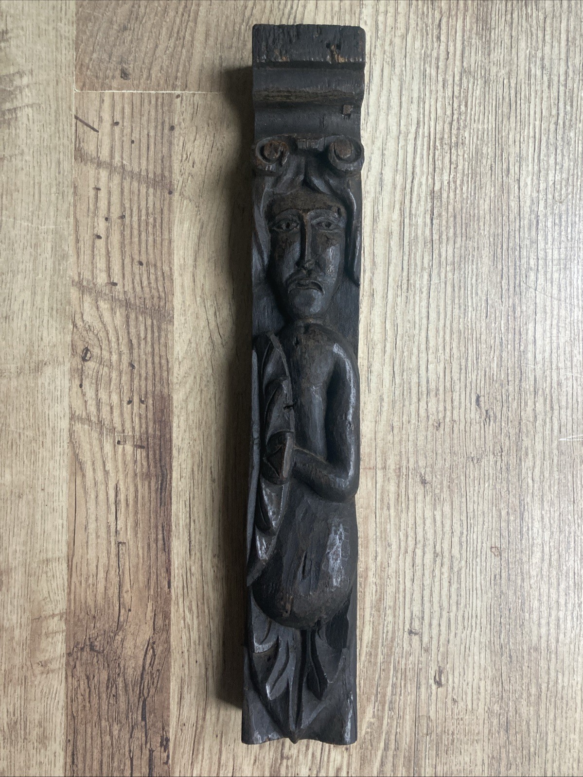 Antique 1600’s Oak Corbel Carved