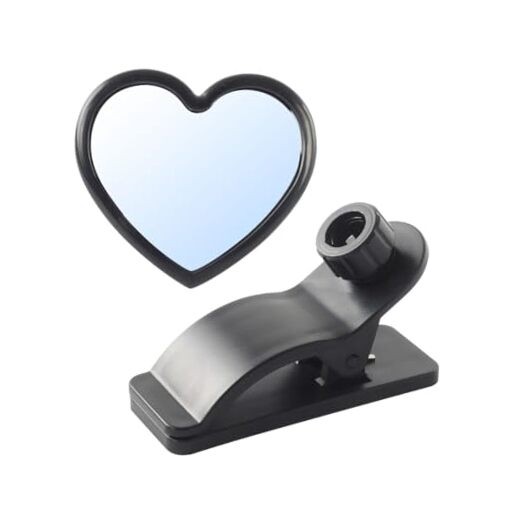 Baby Car Mirror Rear Facing, Wide Angle Convex Back Seat Mirror, 360° Clip