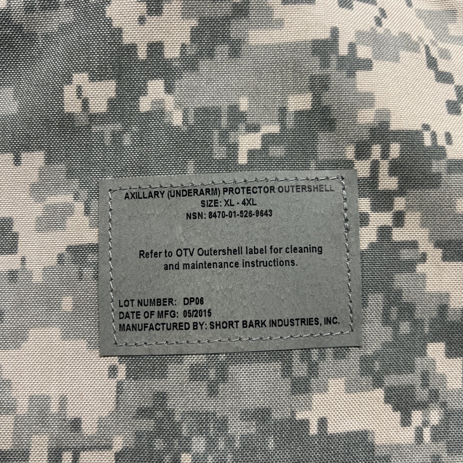 Pair of Axillary  Outershells Ballistic Protector