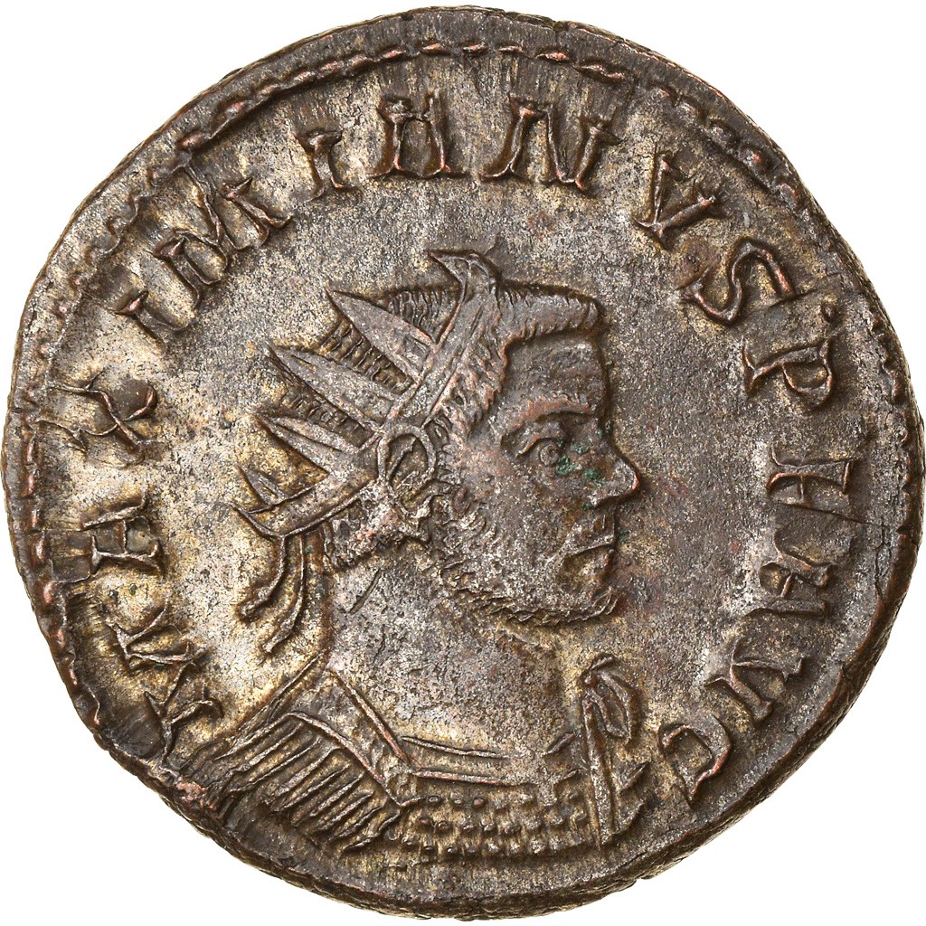 [#866109] Coin, Maximianus, Aurelianus, 294, Lyon, AU, Billon, RIC:408
