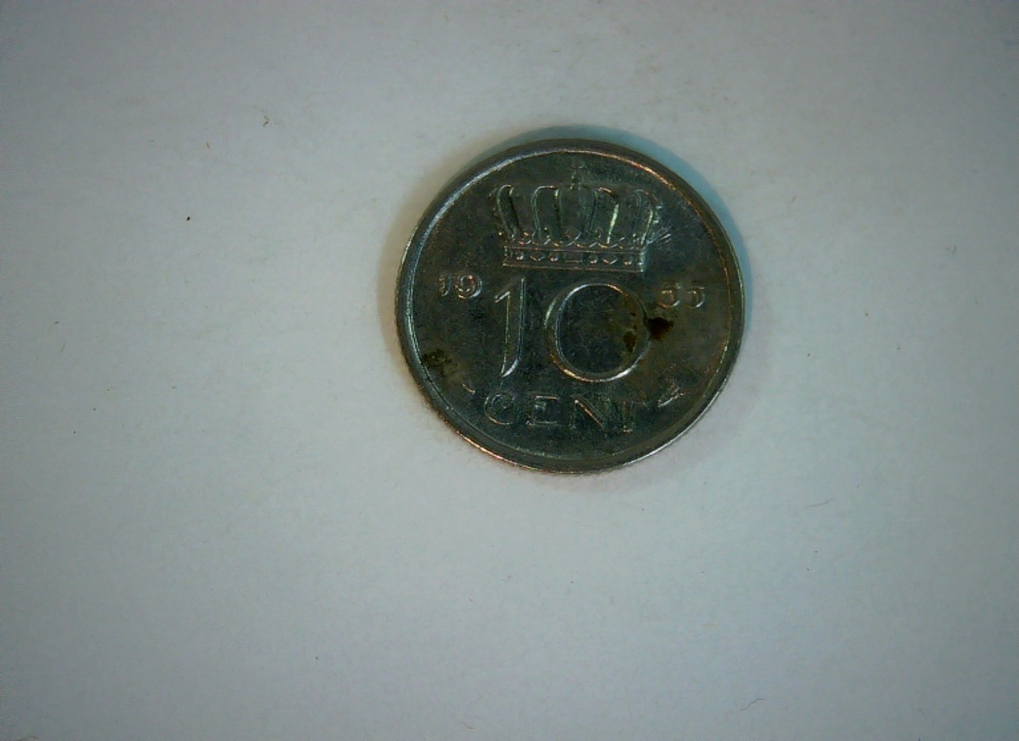 Netherlands 1955 10 Cents Juliana 10 Cent Coin