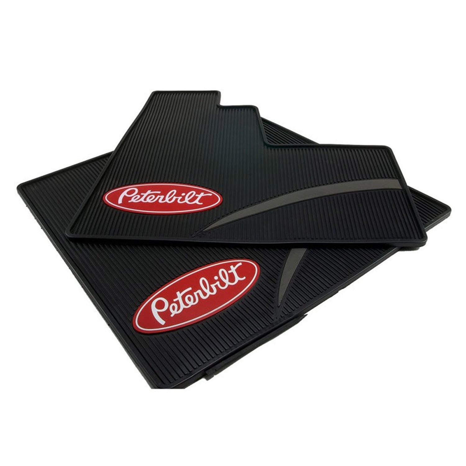 Peterbilt Motors OEM Day Cab Logo Sleep Ribbed Semi Truck Vinyl Rubber Floor ...