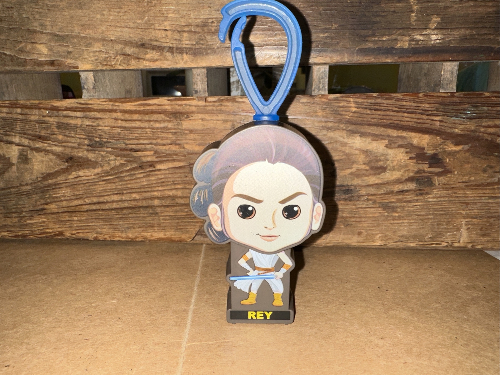 McDonald's 2019 Star Wars Rey keychain toy figure