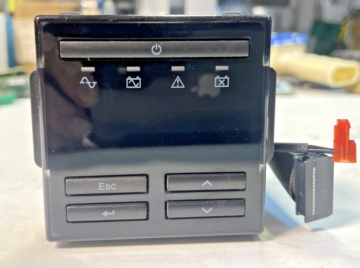 APC SMT 0N-1197A UPS Display Panel Control Keypad LCD W/CABLES