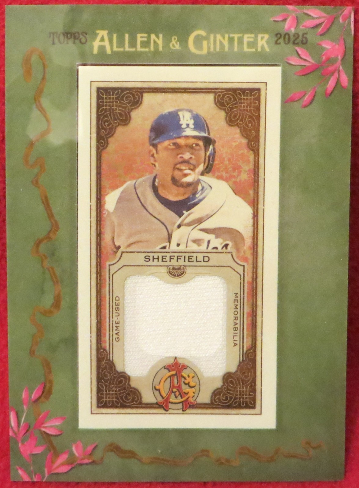 Gary Sheffield 2025 Topps Allen & Ginter Mini Framed Relics MFR-GSH