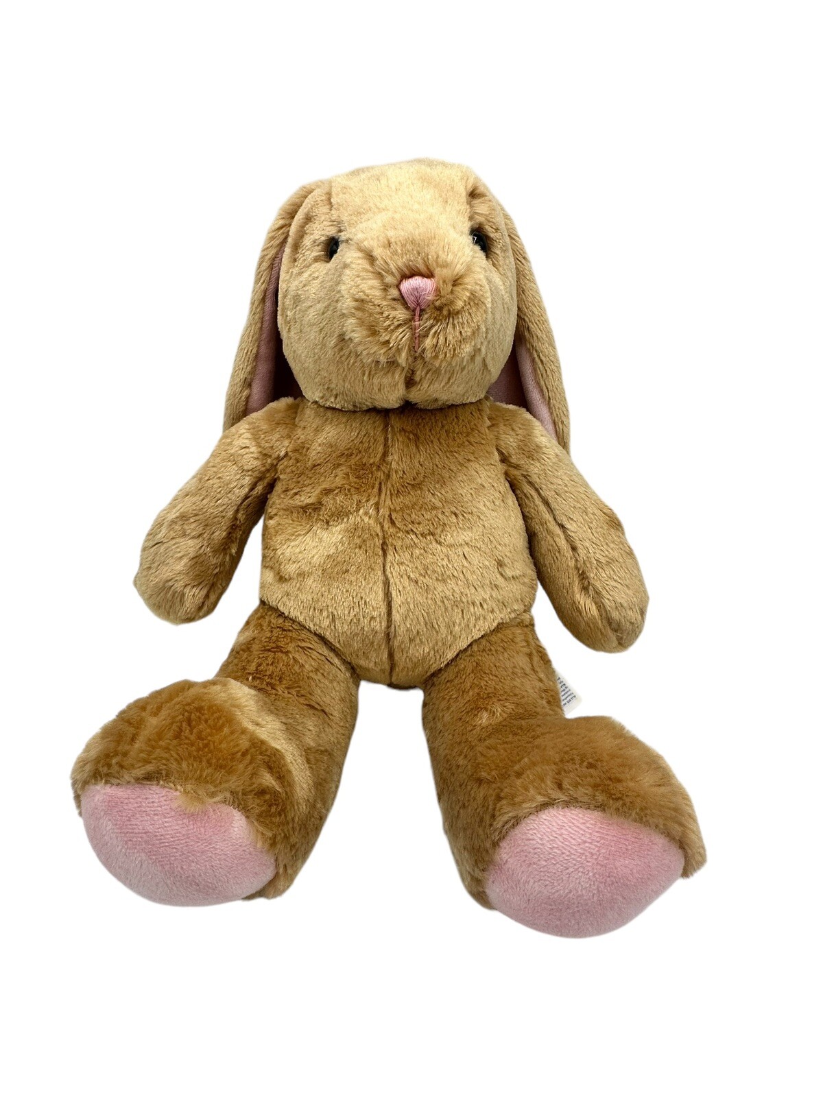 Build a Bear Retired Bunny Rabbit 16" Golden Brown Pink Ears Cotton Tail