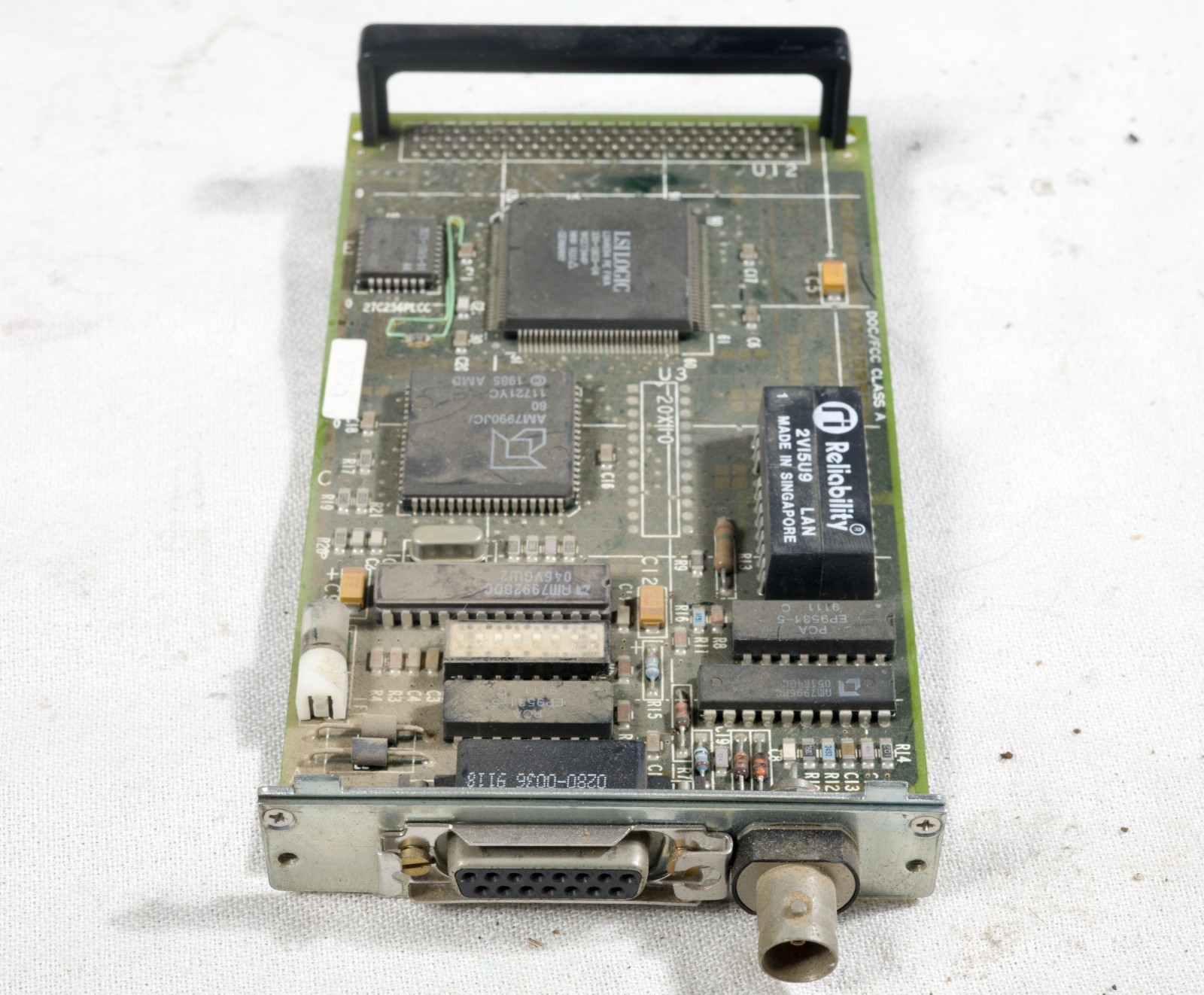 Vintage Sun 501-1450 Ethernet Controller 10BaseT AUI BNC SBUS ISAE46