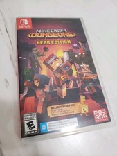 NO GAME CASE ONLY Minecraft Dungeons Hero Edition Case Only