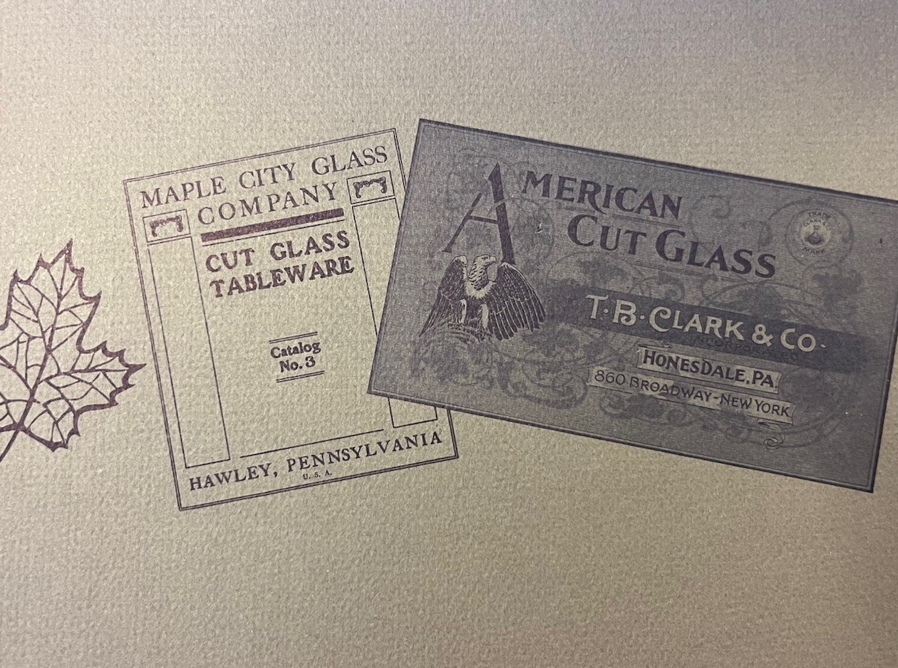 Maple City Glass & TB Clark ~ ACGA Reprint of 8 American Cut Glass Catalogs