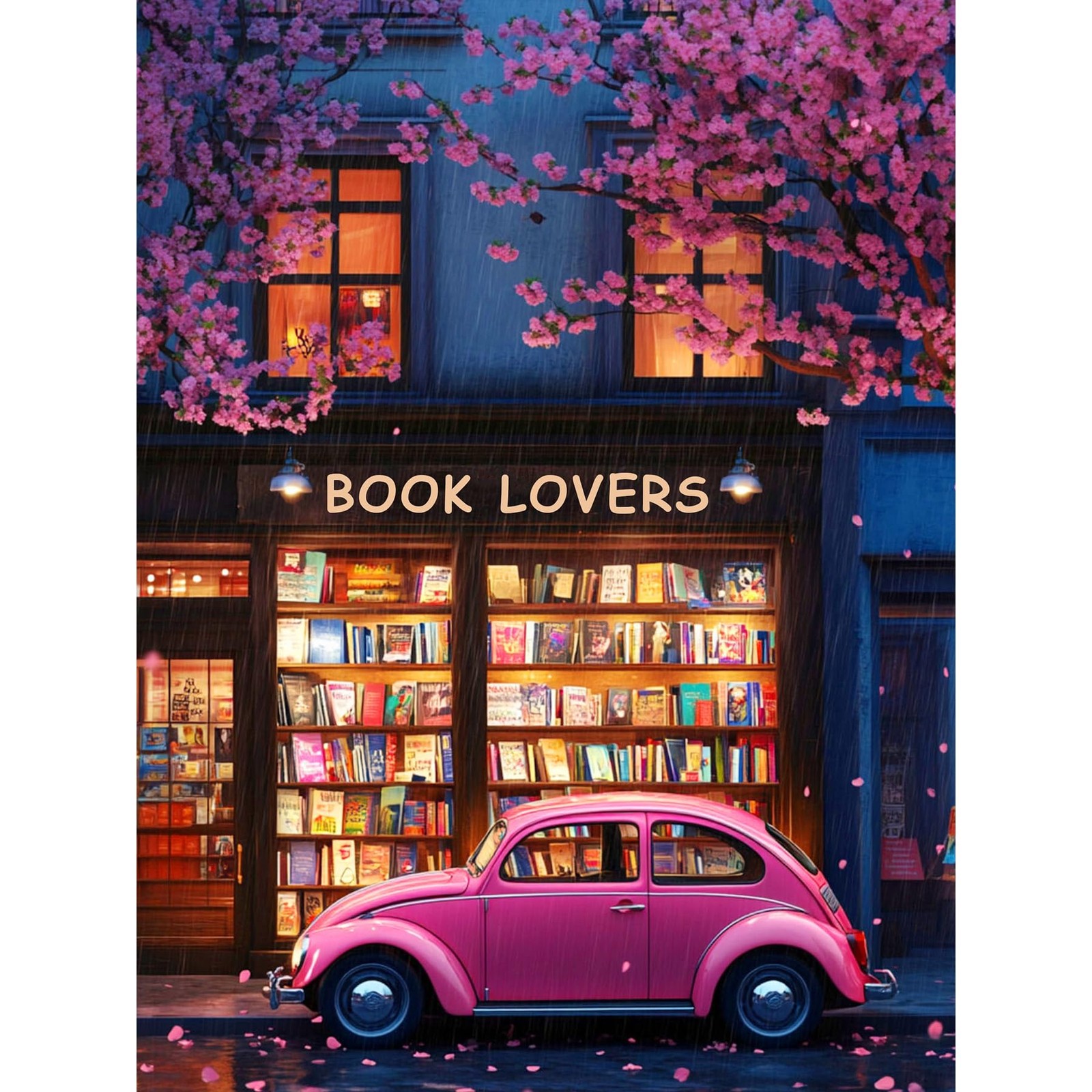 Diamond Art Kits for Adults, 5D Book Shop Diamond Painting Kits for Beginners, D