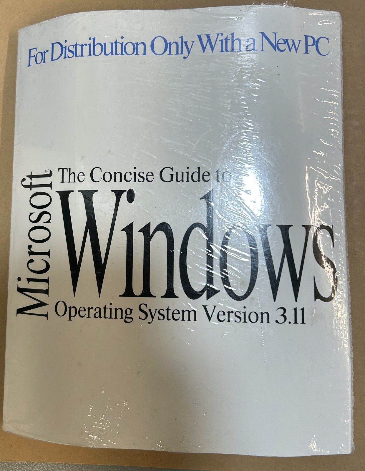 Microsoft  WINDOWS 3.11  * Unopened!*