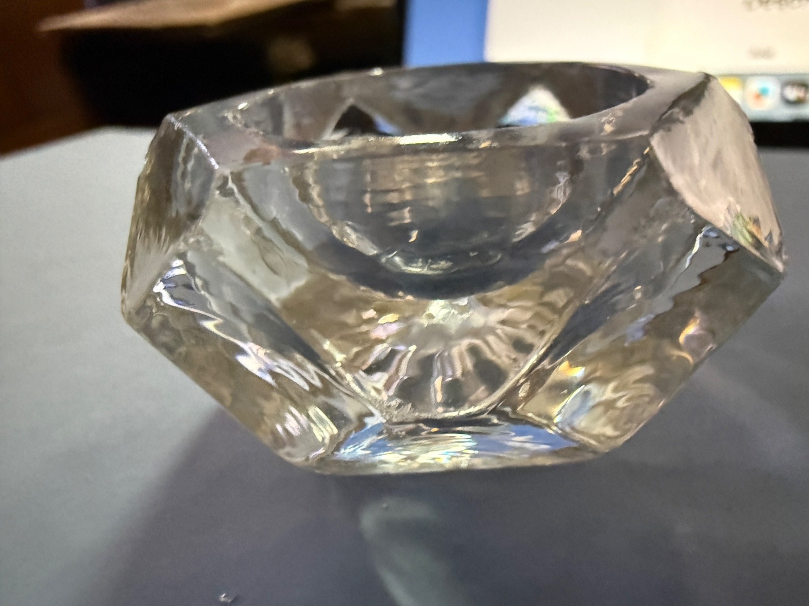 Vintage Glass Marble Stand