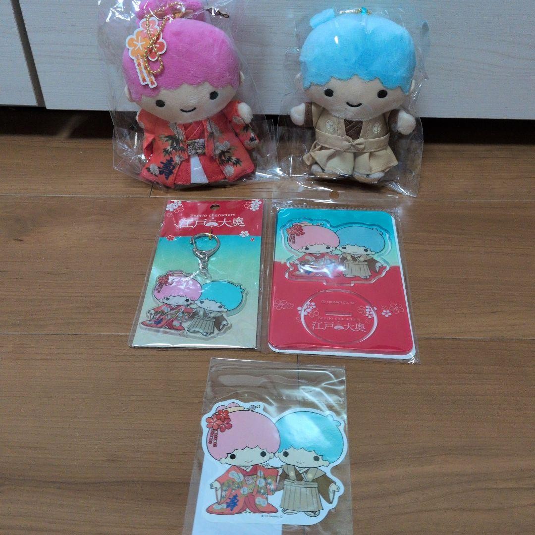 Edo Ooku Kiki & Lala Plush Mascot, Acrylic Stand, Acrylic Keychain