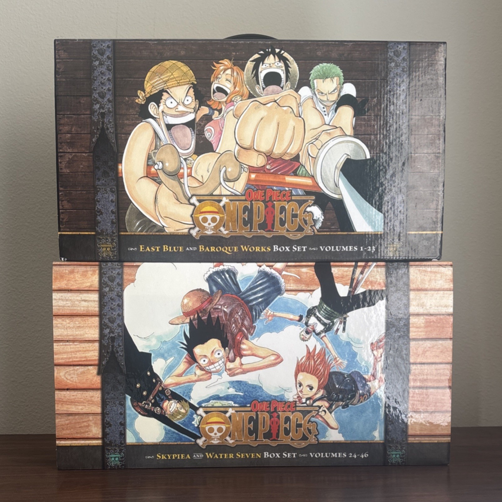 One Piece Manga Box Set 1 & 2 Vol 1–46 Complete VIZ Eiichiro Oda (READ DESC!)