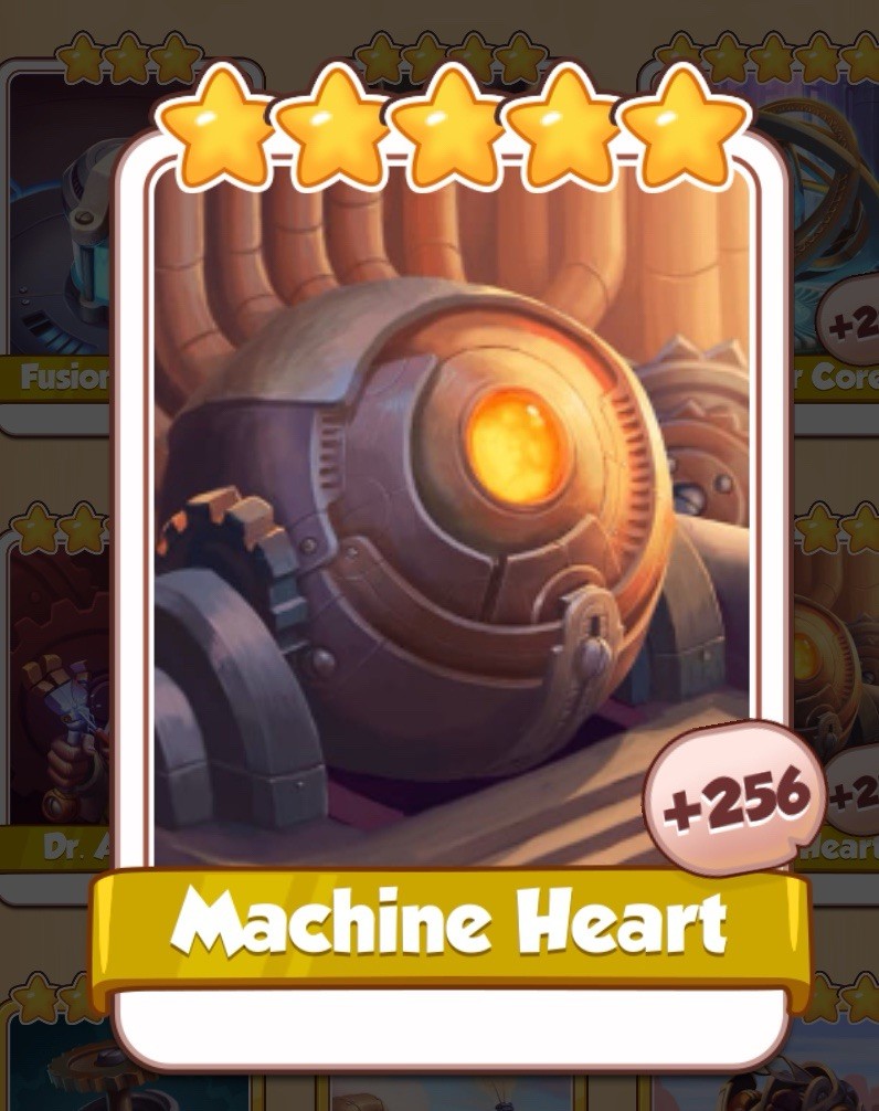 coin master Machine Heart card