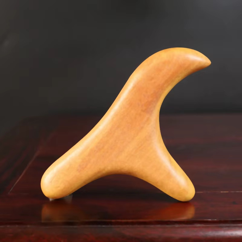 1 PCS Neck Foot Sandalwood Trigger Point Massage Gua Sha Tools Home Gym Professi