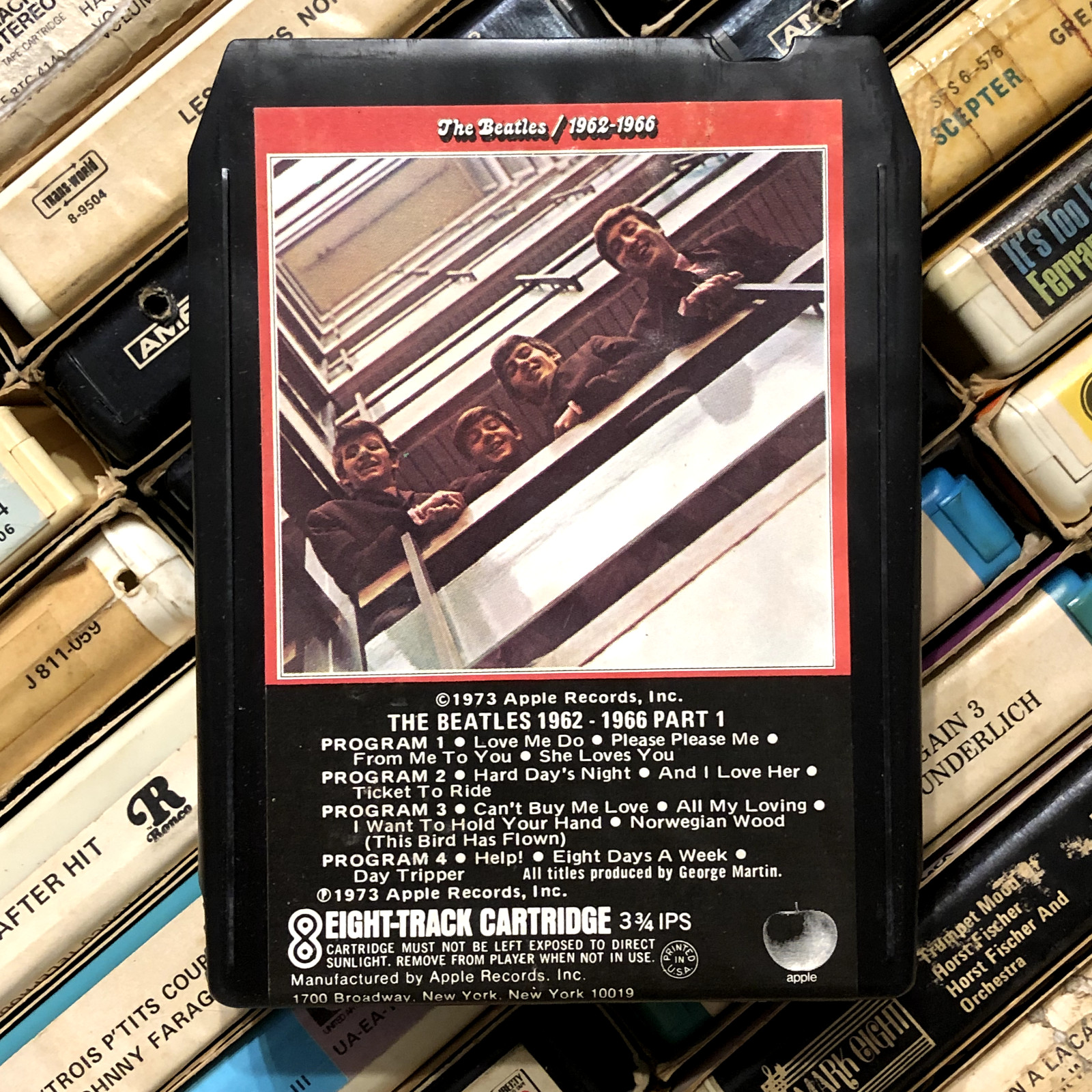 The Beatles : 1962-1966 part 1 1973, 8 Track Tape (2)