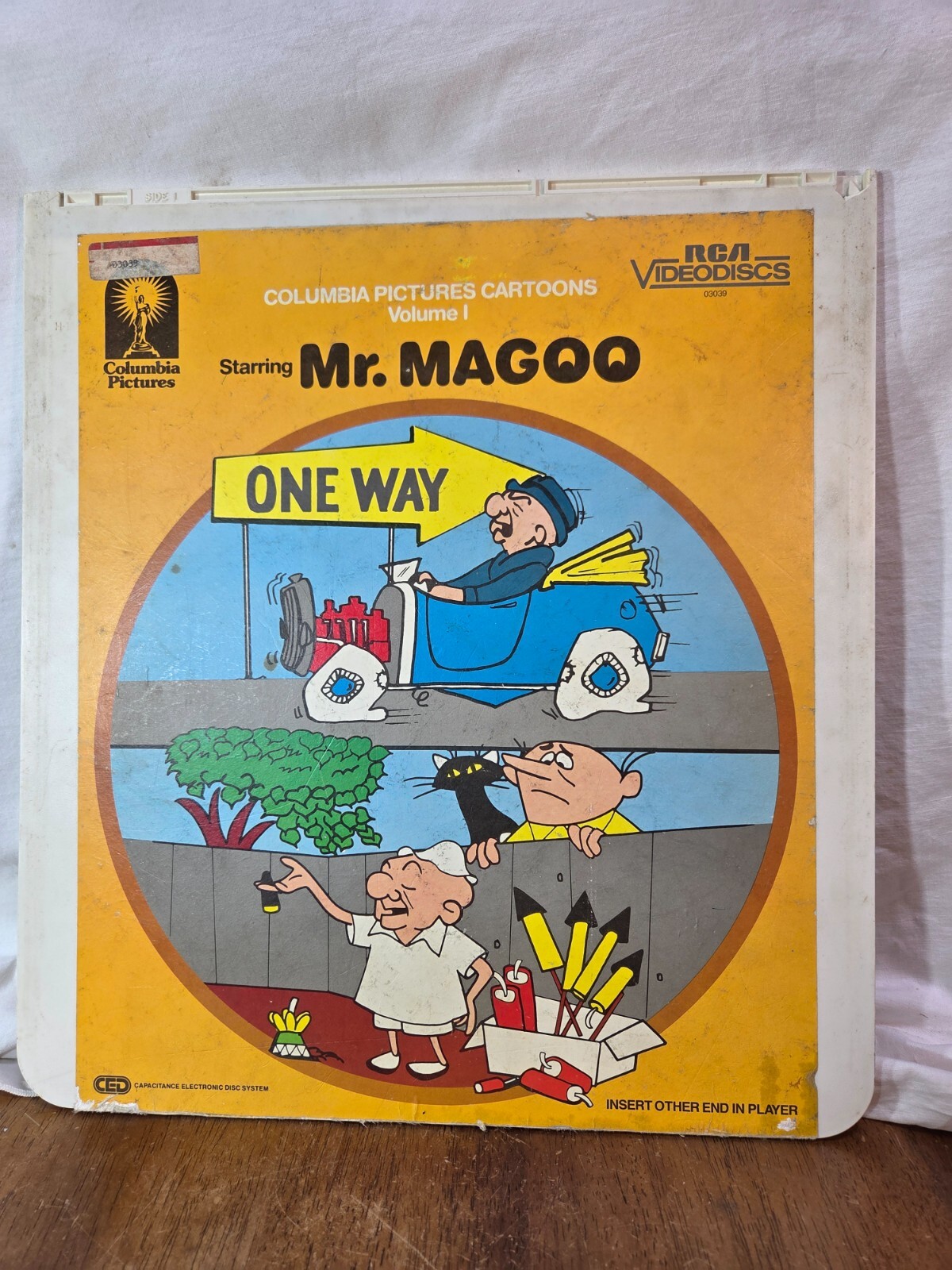 Columbia Pictures Cartoons Vol. 1 Starring Mr. Magoo (1983) CED Videodisc