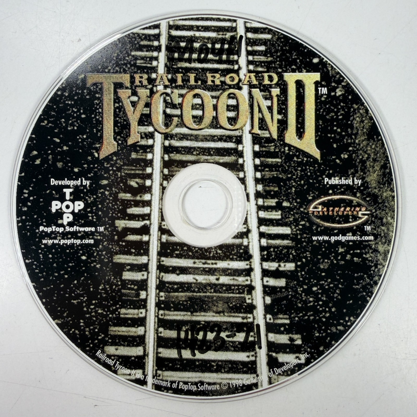 Railroad Tycoon II 2 PC CD-ROM Game 1998 PopTop Software Gathering of Developers