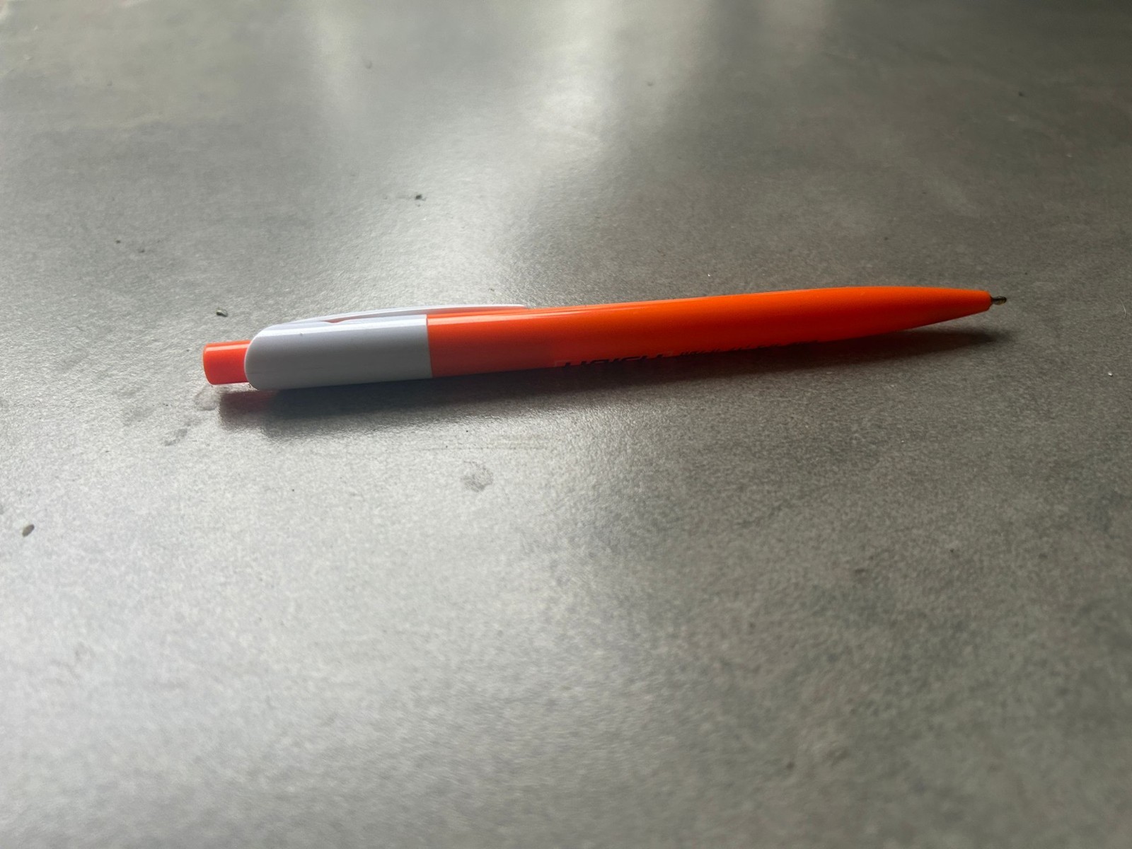 Orange Retractable Ballpoint Pen – Smooth Writing Office & School Pen