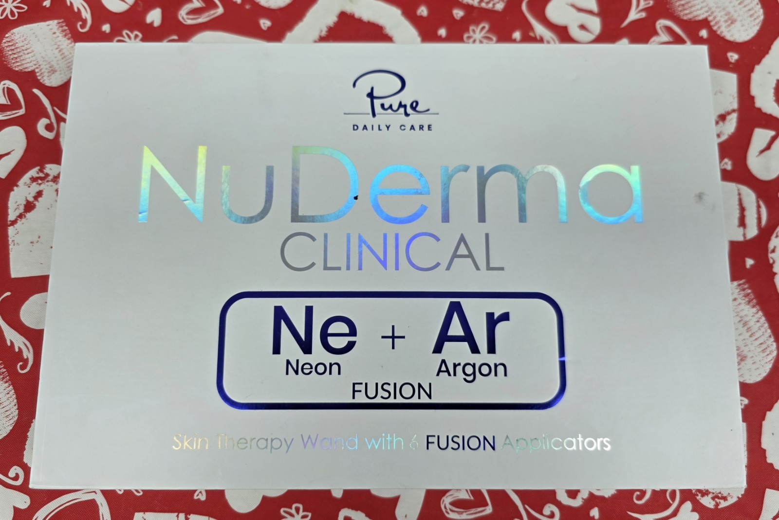 Pure Daily Care NuDerma Clinical High Frequency Wand Neon Argon Fusion Face
